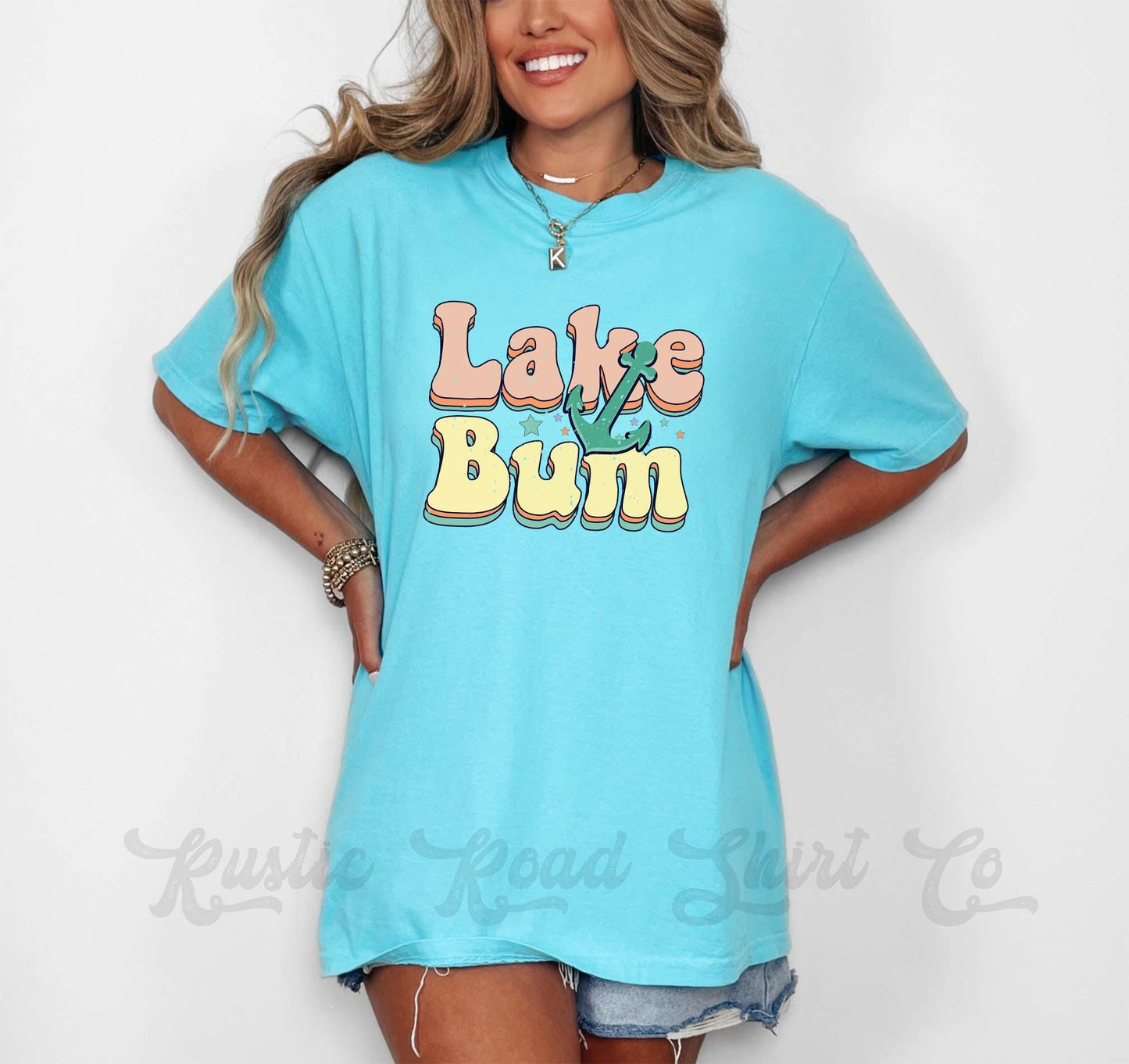 Lake Bum Shirt, Comfort Colors Shirt, Lake Life Shirt, Summer Shirt, Oversized Shirt, Plus Sized Shirt