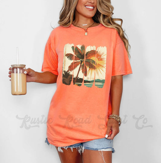 Beach Vibes Shirt, Comfort Colors® Shirt, Lake Life Shirt, Summer Shirt, Oversized Shirt, Plus Sized Shirt