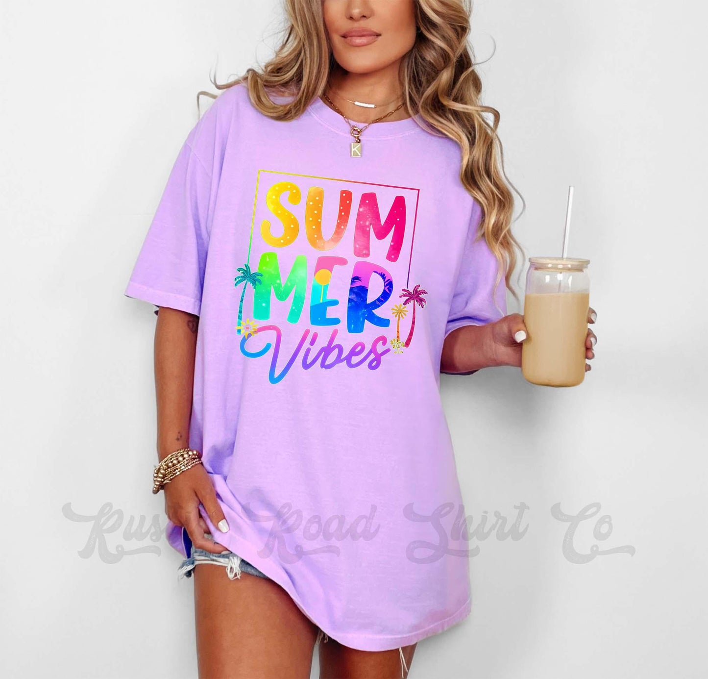 Summer Vibes Shirt, Comfort Colors Shirt, Beach Shirt, Summer Shirt, Oversized Shirt, Plus Sized Shirt