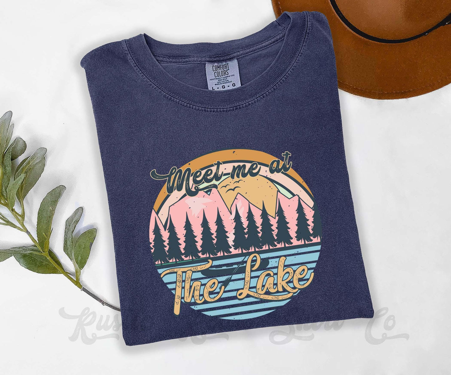 Meet Me at the Lake Shirt, Comfort Colors® Shirt, Lake Life Shirt, Summer Shirt, Oversized Shirt, Plus Sized Shirt