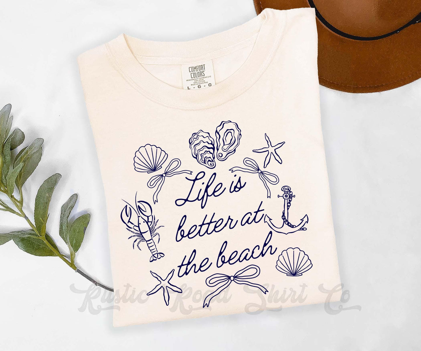 Life is Better at the Beach Shirt, Comfort Colors Shirt, Lake Life Shirt, Summer Shirt, Oversized Shirt, Plus Sized Shirt