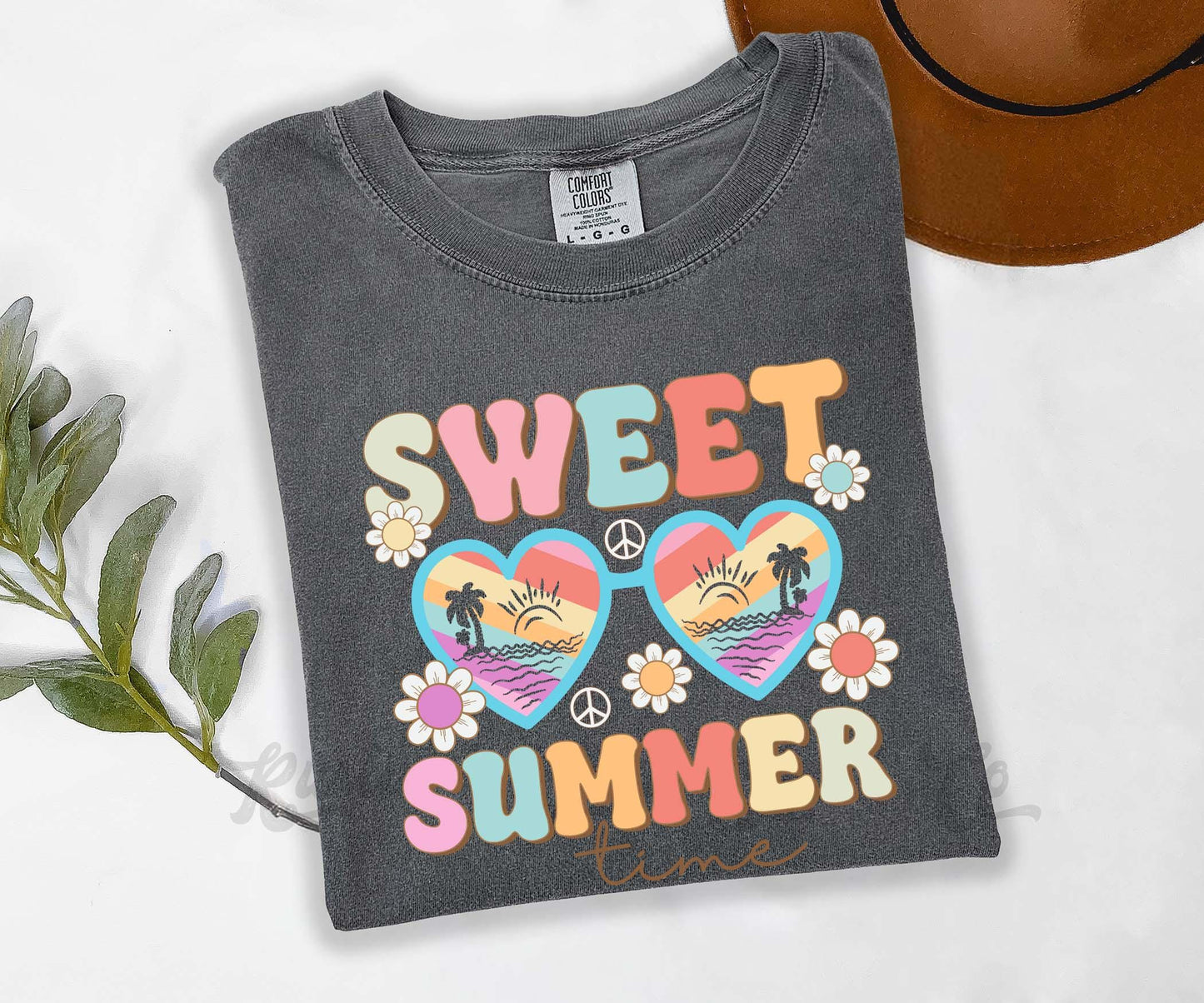 Summer Time Shirt, Comfort Colors® Shirt, Lake Bum Shirt, Summer Shirt, Oversized Shirt, Plus Sized Shirt