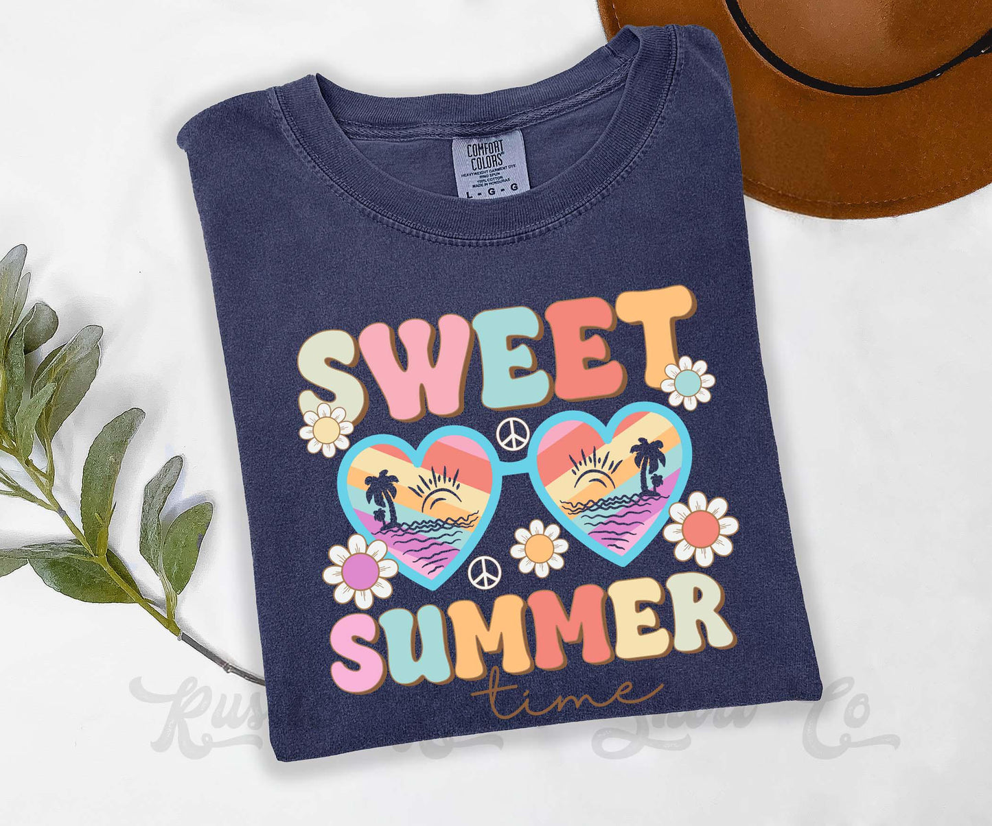 Summer Time Shirt, Comfort Colors® Shirt, Lake Bum Shirt, Summer Shirt, Oversized Shirt, Plus Sized Shirt