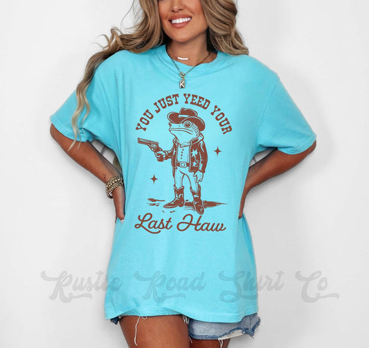 Funny Western Shirt, Comfort Colors® Shirt, Yee Haw Shirt, Summer Shirt, Oversized Shirt, Plus Sized Shirt
