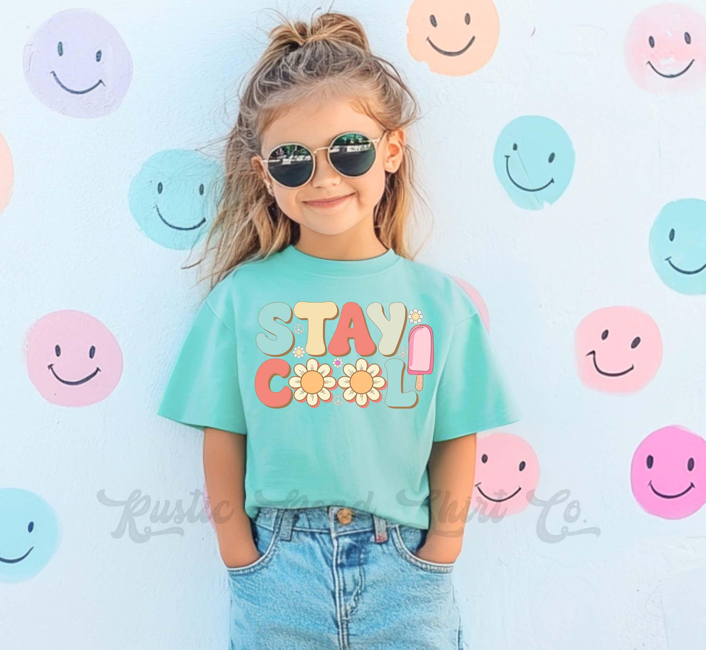 Stay Cool Shirt, Lake Girls Shirt, Summer Girls Shirt, Beach Vacation Shirt, Retro 90s shirt, Summer Vacation Shirt,