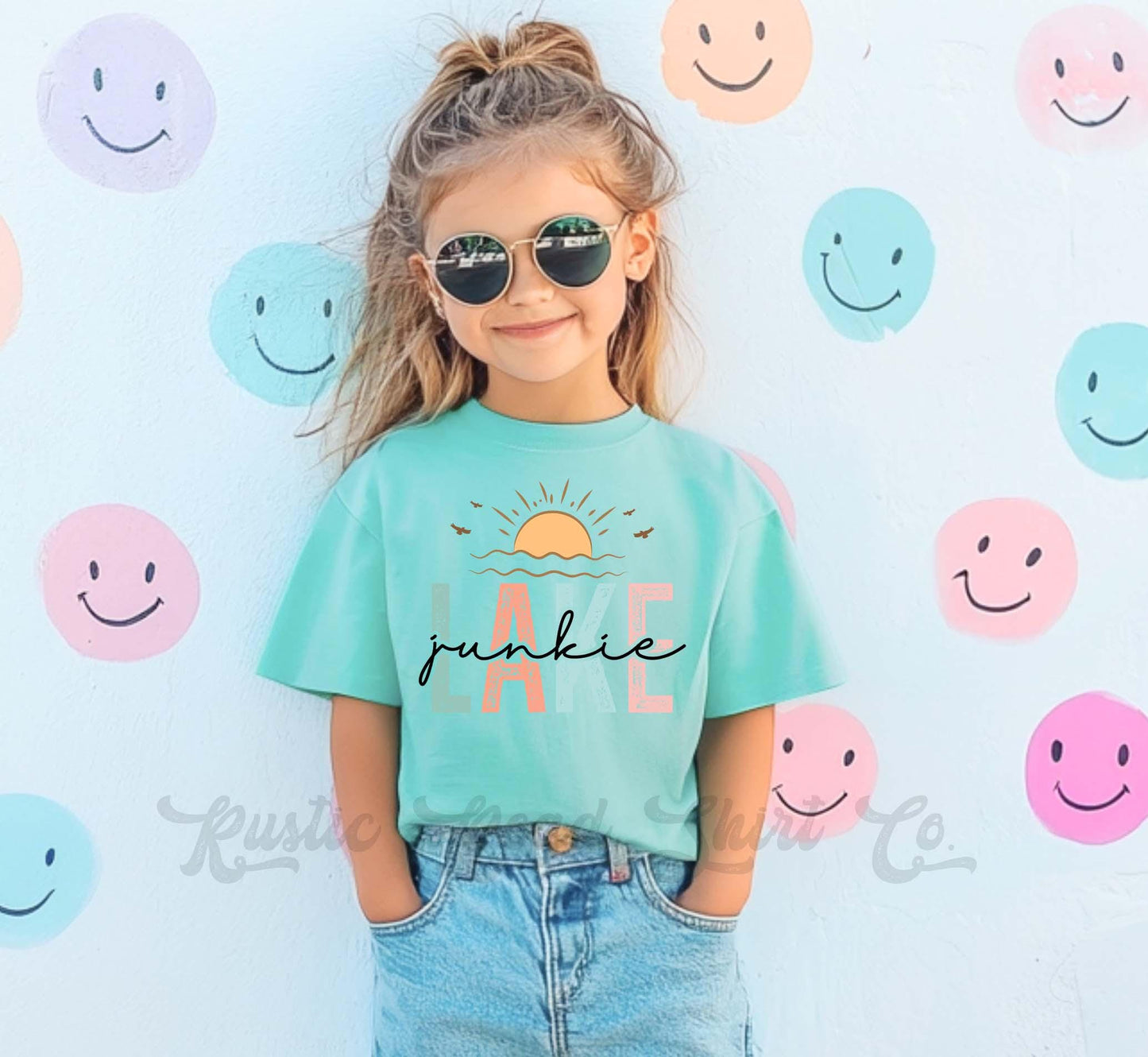 Lake Junkie Shirt, Lake Girls Shirt, Summer Girls Shirt, Beach Vacation Shirt, Retro 90s shirt, Summer Vacation Shirt,