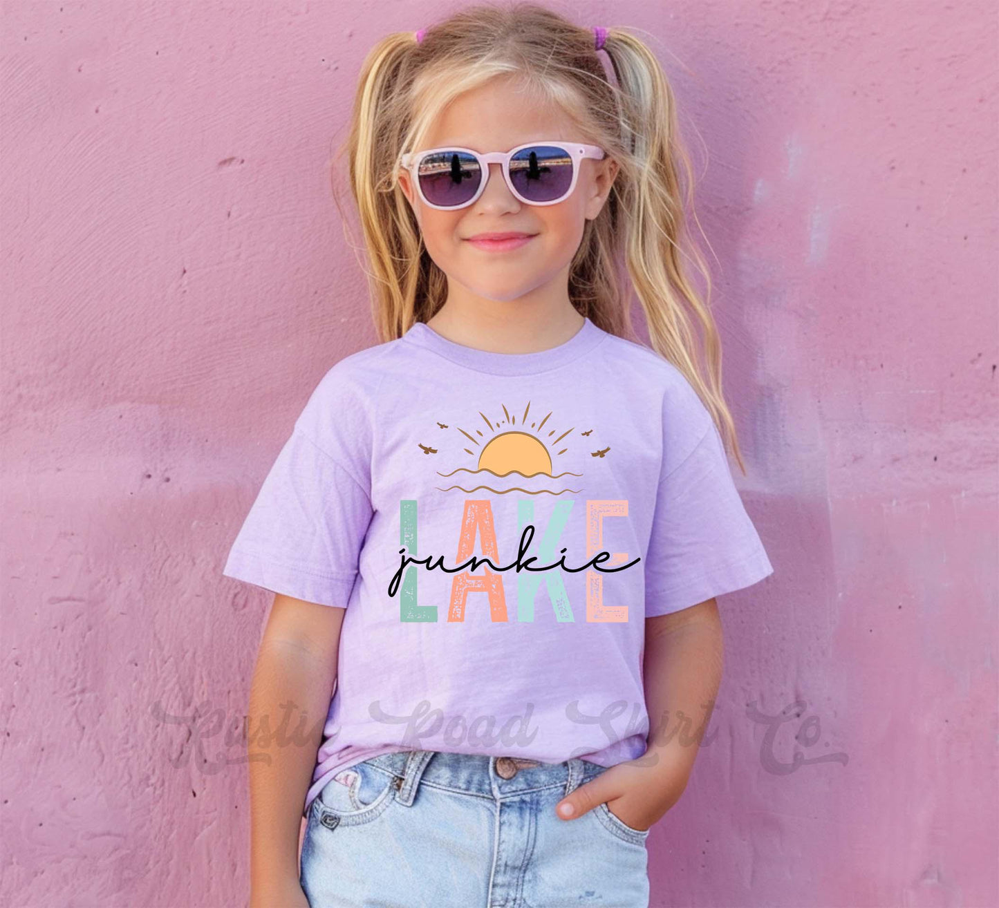 Lake Junkie Shirt, Lake Girls Shirt, Summer Girls Shirt, Beach Vacation Shirt, Retro 90s shirt, Summer Vacation Shirt,
