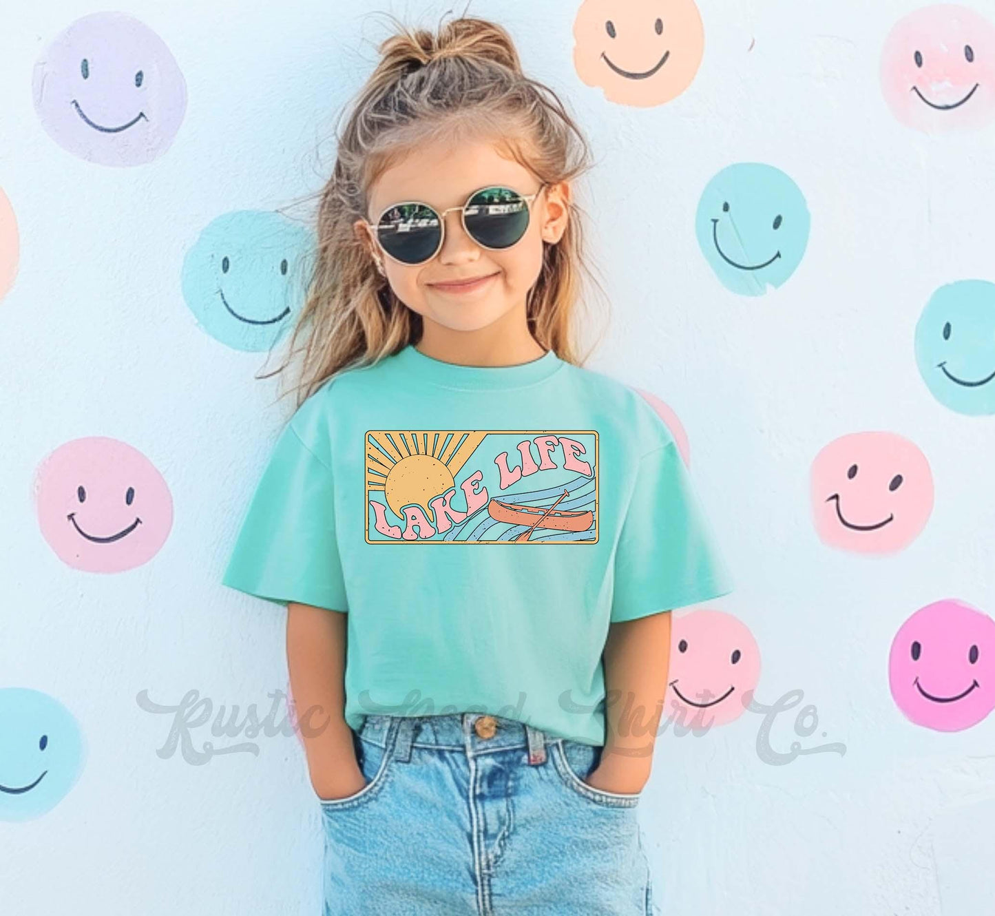 Lake Life Shirt, Summer Girls Shirt, Beach Vacation Shirt, Retro 90s shirt, Summer Vacation Shirt,
