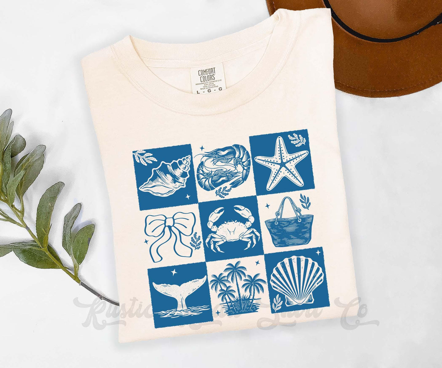 Beach Summer Shirt, Comfort Colors® Shirt, Ocean Shirt, Summer Coquette Shirt, Oversized Shirt, Plus Sized Shirt