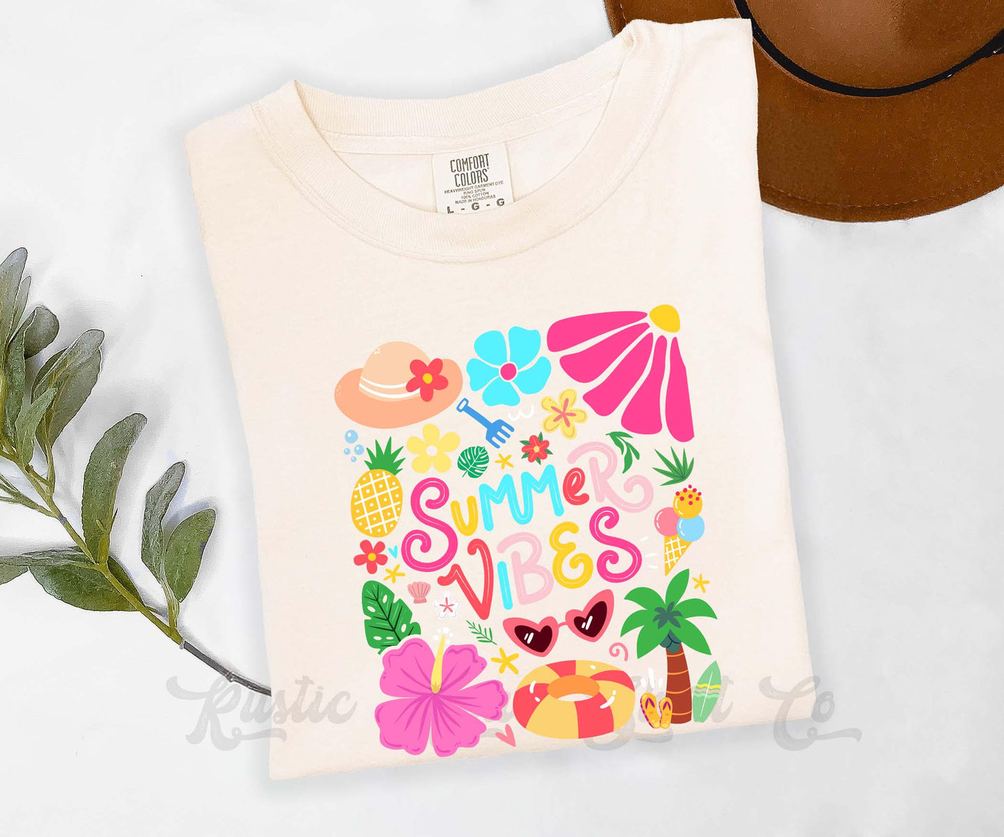 Summer Vibes Shirt, Comfort Colors® Shirt, Lake Life Shirt, Summer Coquette Shirt, Oversized Shirt, Plus Sized Shirt
