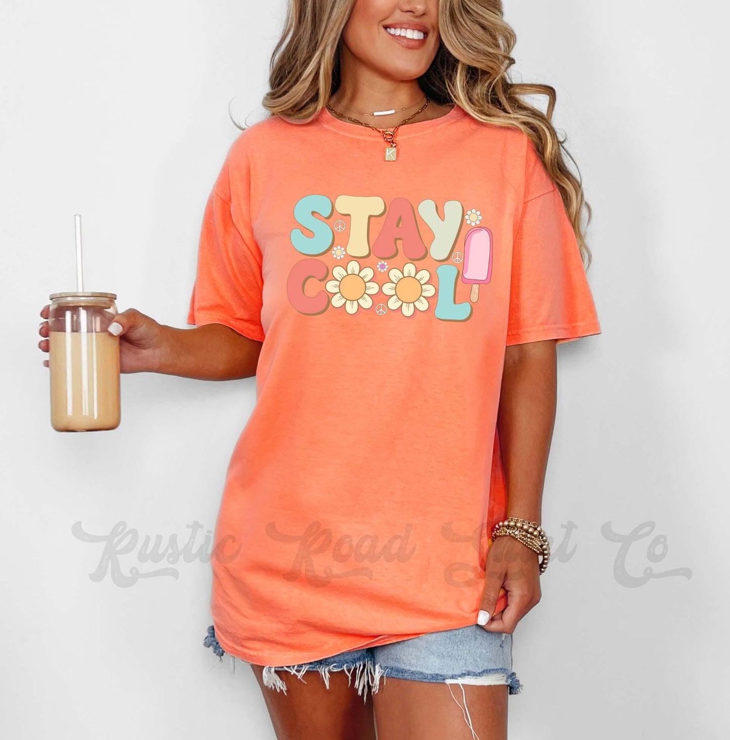 Stay Cool Summer Shirt, Comfort Colors® Shirt, Lake Life Shirt, Summer Coquette Shirt, Oversized Shirt, Plus Sized Shirt