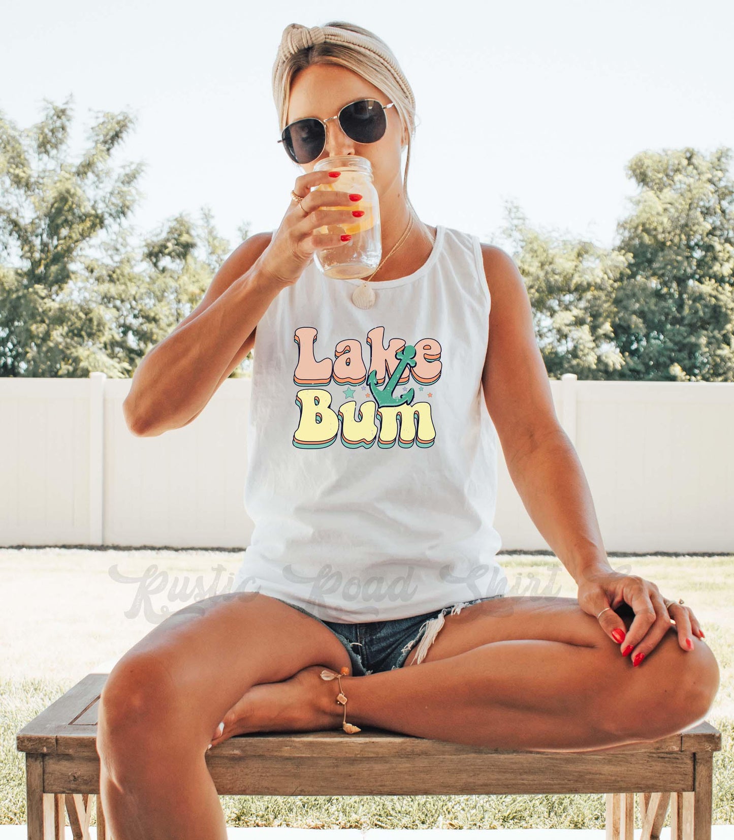 Lake Bum Tank Top, Comfort Colors® Tank Top, Hello Summer Tank Top, Lake Life Tank, Summer Tank Top, Summer Vibes Tank Top