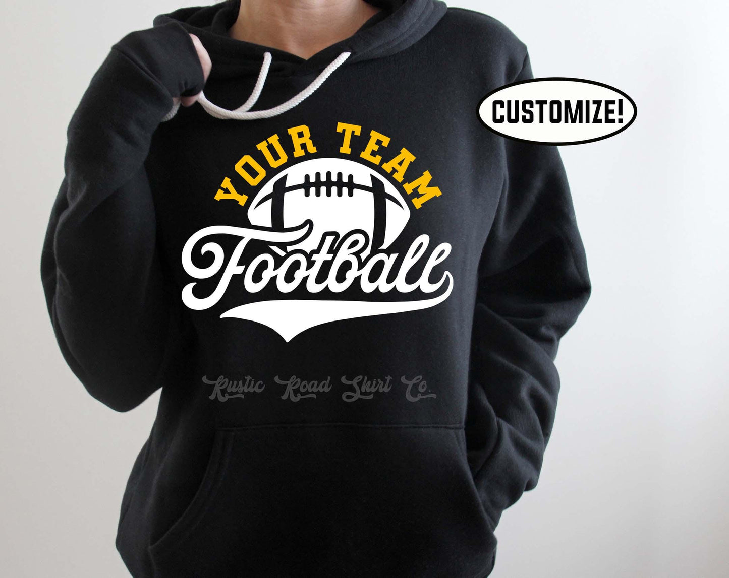 Football Team Sweatshirt, Football Mom Sweatshirt, Football Gameday Sweatshirt, Football Hoodie, Custom Football Sweatshirt