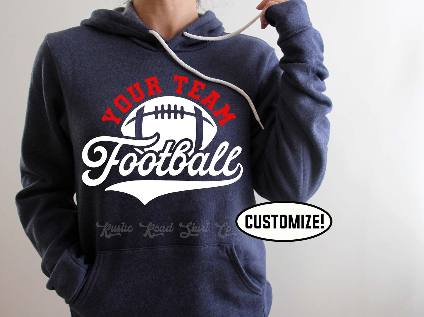 Football Team Sweatshirt, Football Mom Sweatshirt, Football Gameday Sweatshirt, Football Hoodie, Custom Football Sweatshirt