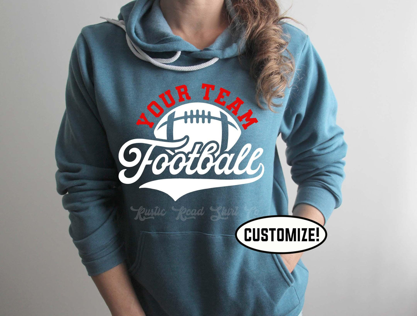 Football Team Sweatshirt, Football Mom Sweatshirt, Football Gameday Sweatshirt, Football Hoodie, Custom Football Sweatshirt