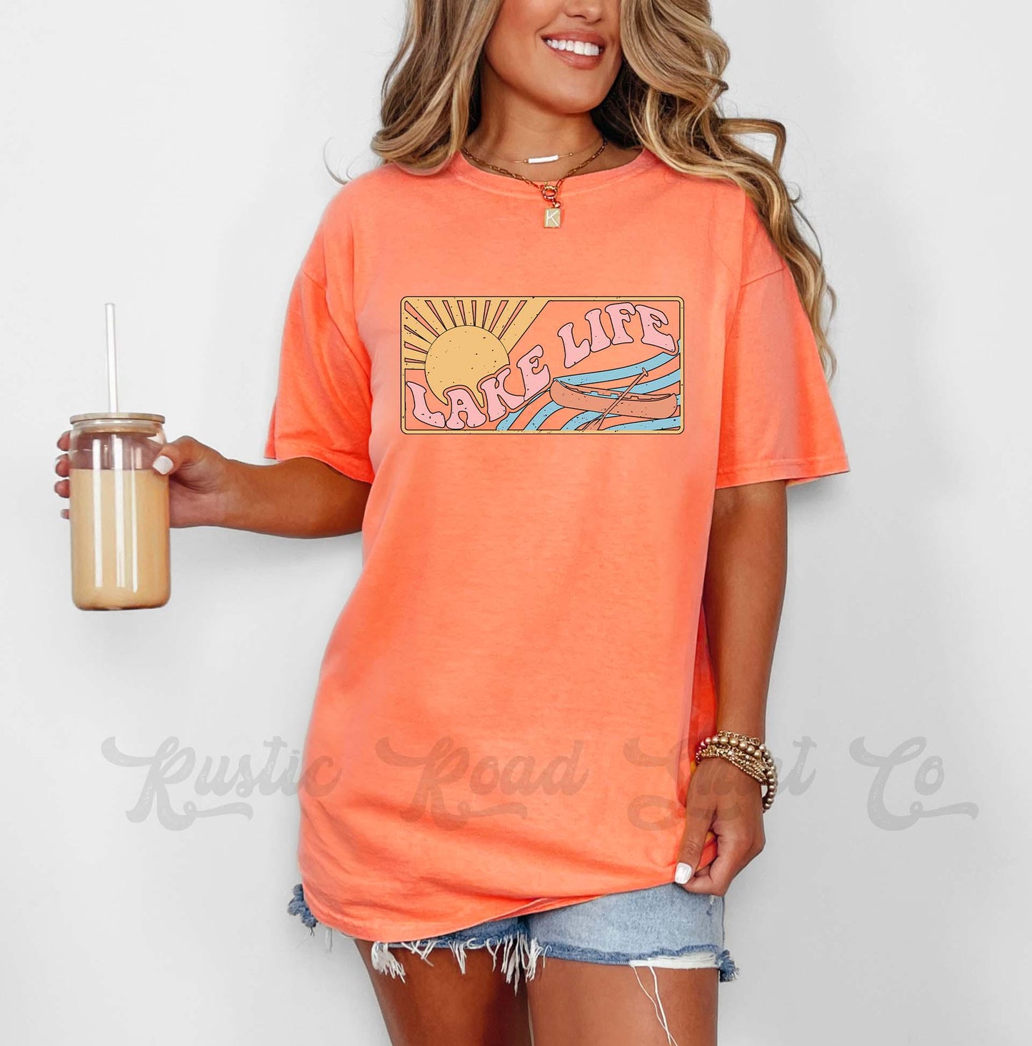 Lake Life Shirt, Boating Shirt, Comfort Colors® Shirt, Funny Summer Shirt, Oversized Shirt, Plus Sized Shirt