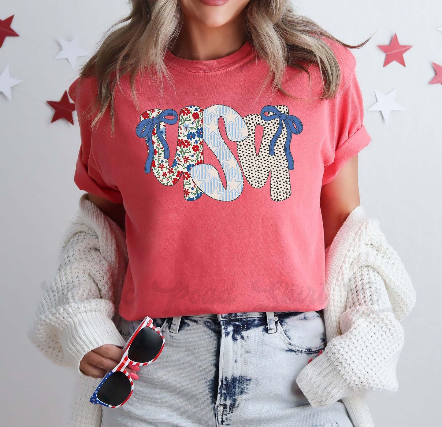 USA Shirt, Fourth of July Shirt, Memorial Day Shirt, Comfort Colors™ Shirt, 4th of July Shirt,
