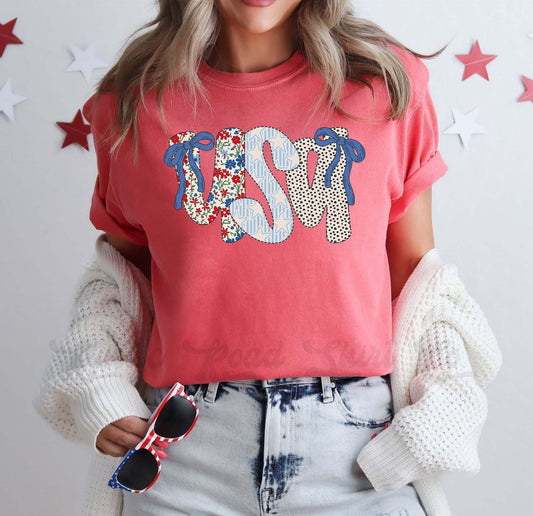 USA Shirt, Fourth of July Shirt, Memorial Day Shirt, Comfort Colors™ Shirt, 4th of July Shirt,