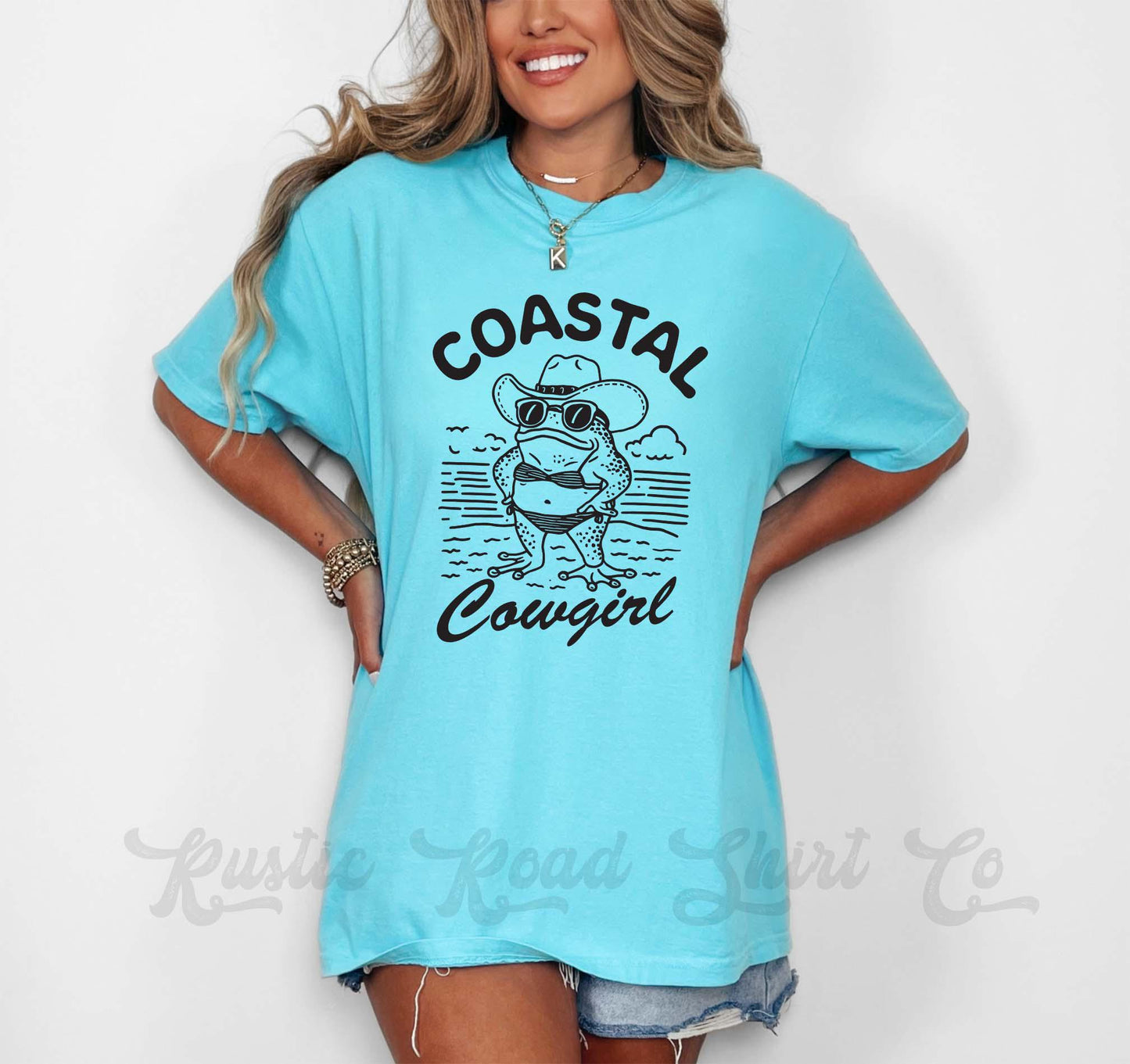 Coastal Cowgirl Shirt, Comfort Colors® Shirt, Funny Summer Shirt, Summer Coquette Shirt, Oversized Shirt, Plus Sized Shirt