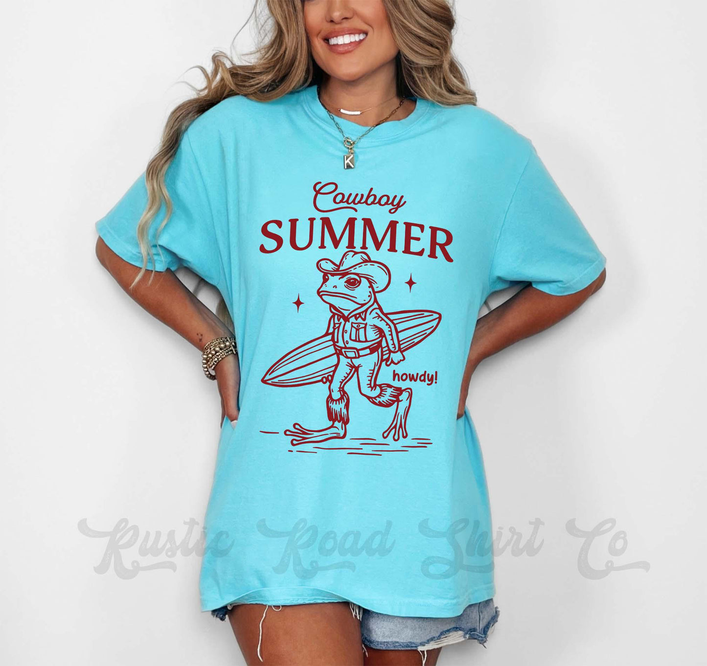 Cowboy Summer Shirt, Comfort Colors® Shirt, Funny Summer Shirt, Summer Coquette Shirt, Oversized Shirt, Plus Sized Shirt
