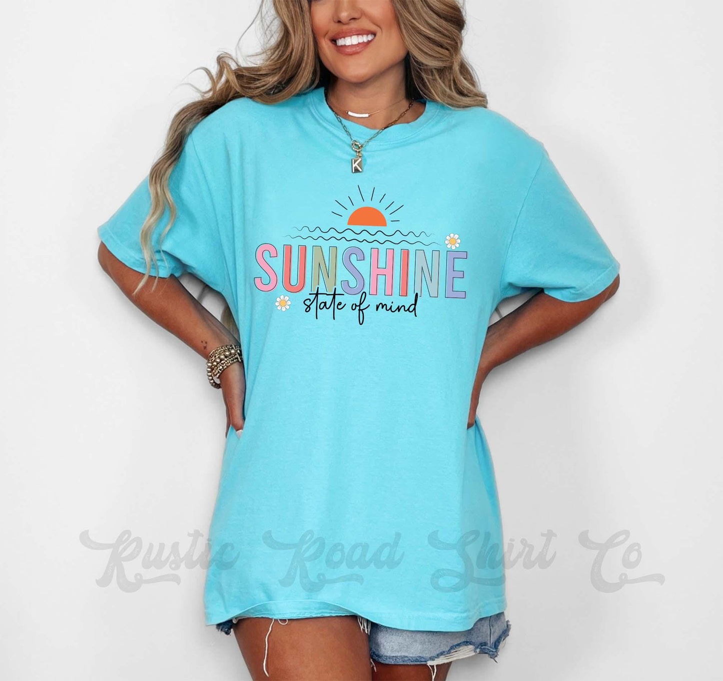 Sunshine State of Mind Shirt, Comfort Colors® Shirt, Country Concert Shirt, Summer Coquette Shirt, Oversized Shirt, Plus Sized Shirt