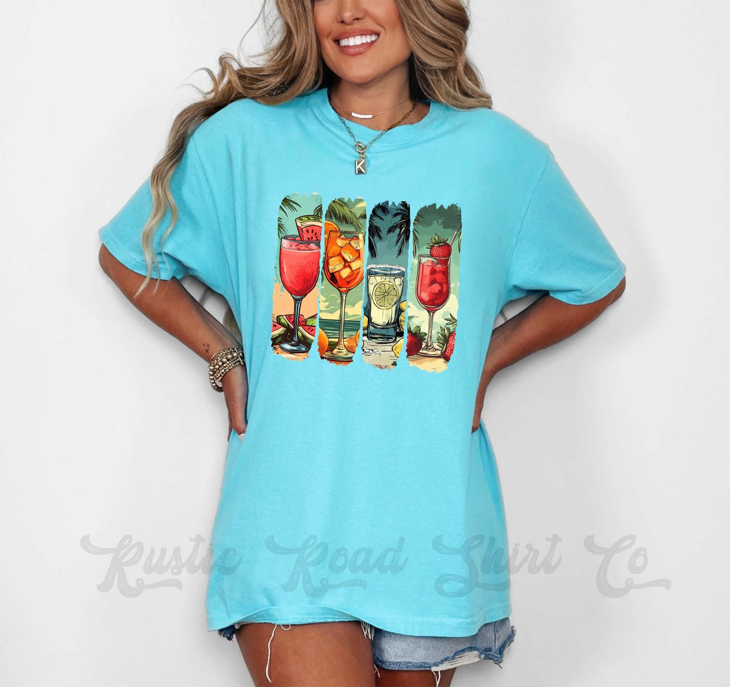Summer Vibes Shirt, Comfort Colors® Shirt, Summer Vacation Shirt, Summer Coquette Shirt, Oversized Shirt, Plus Sized Shirt