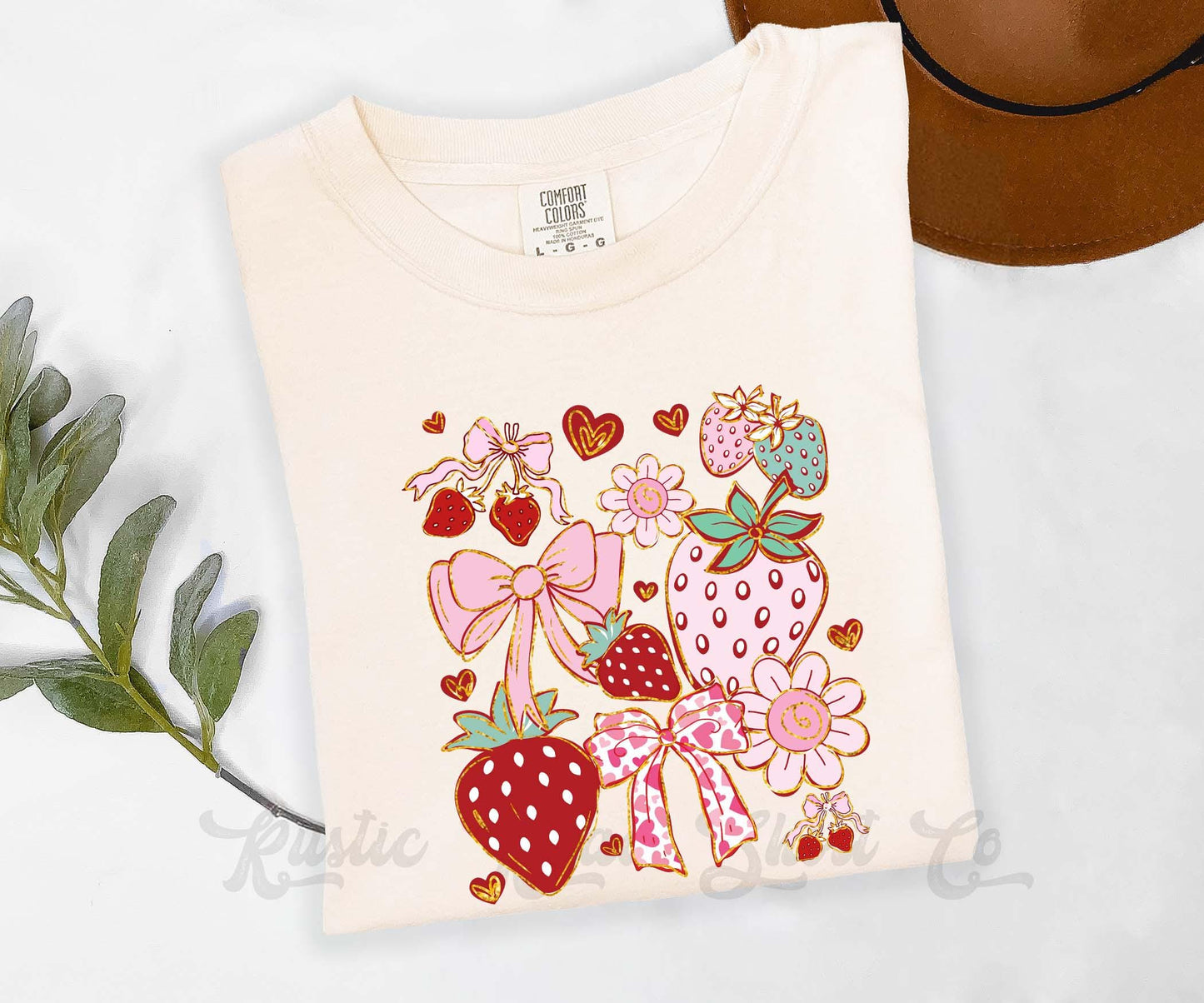 Strawberry Shirt, Comfort Colors® Shirt, Fruit Shirt, Summer Shirt, Oversized Shirt, Plus Sized Shirt