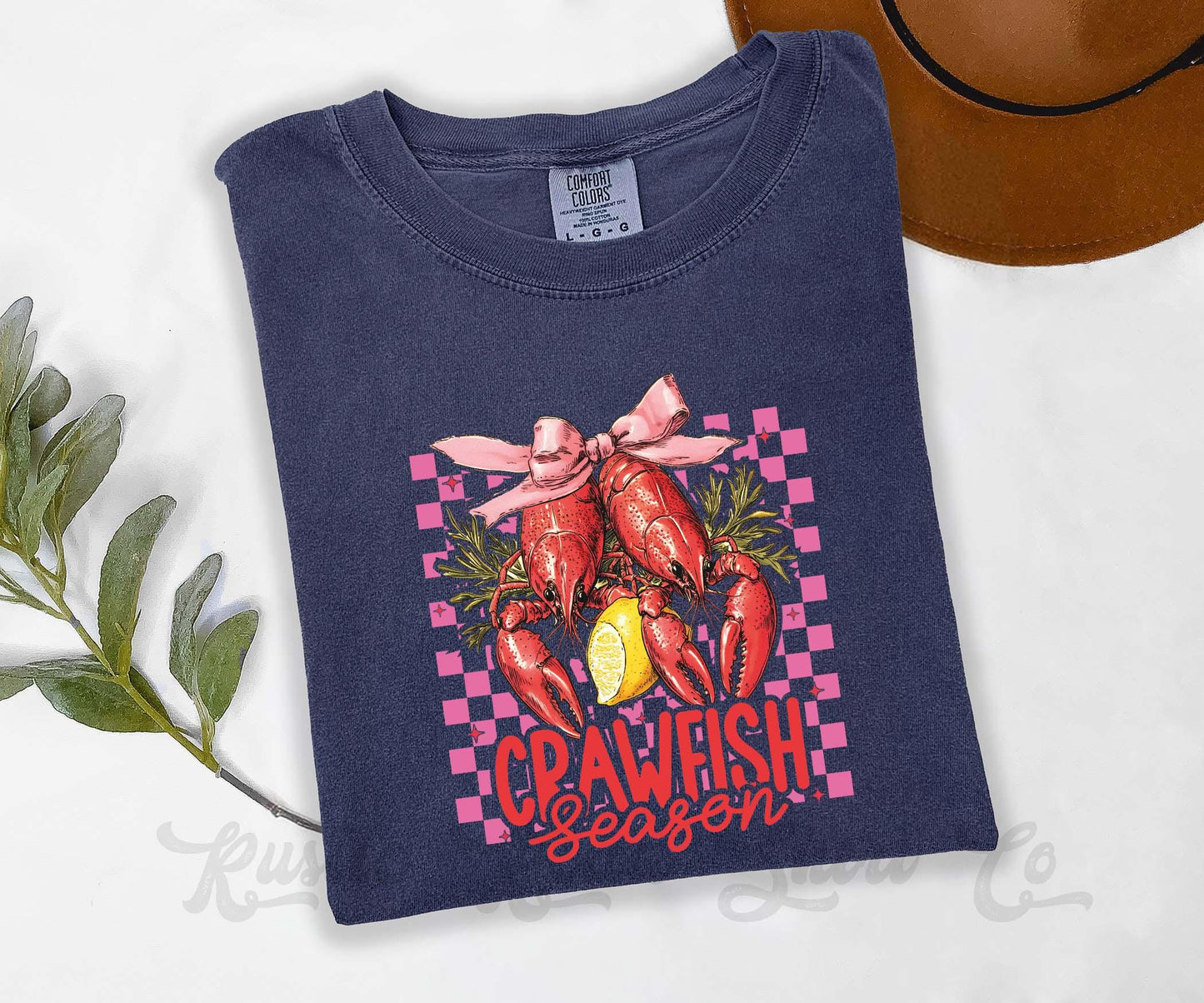 Crawfish Shirt, Comfort Colors® Shirt, Beach Shirt, Summer Shirt, Oversized Shirt, Plus Sized Shirt