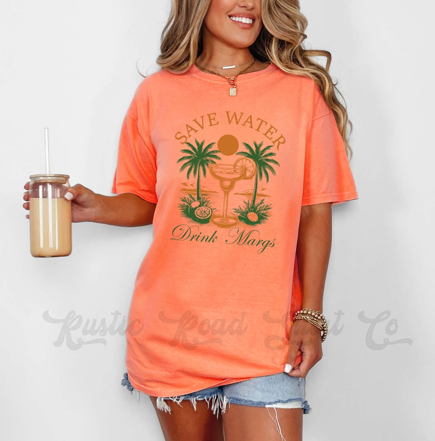 Save Water Drink Margs Shirt, Comfort Colors Shirt, Beach Shirt, Summer Shirt, Oversized Shirt, Plus Sized Shirt