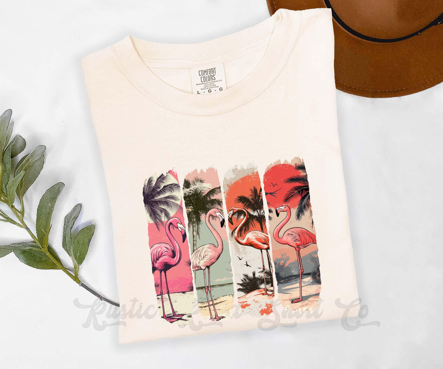 Flamingo Shirt, Comfort Colors® Shirt, Beach Shirt, Summer Shirt, Oversized Shirt, Plus Sized Shirt