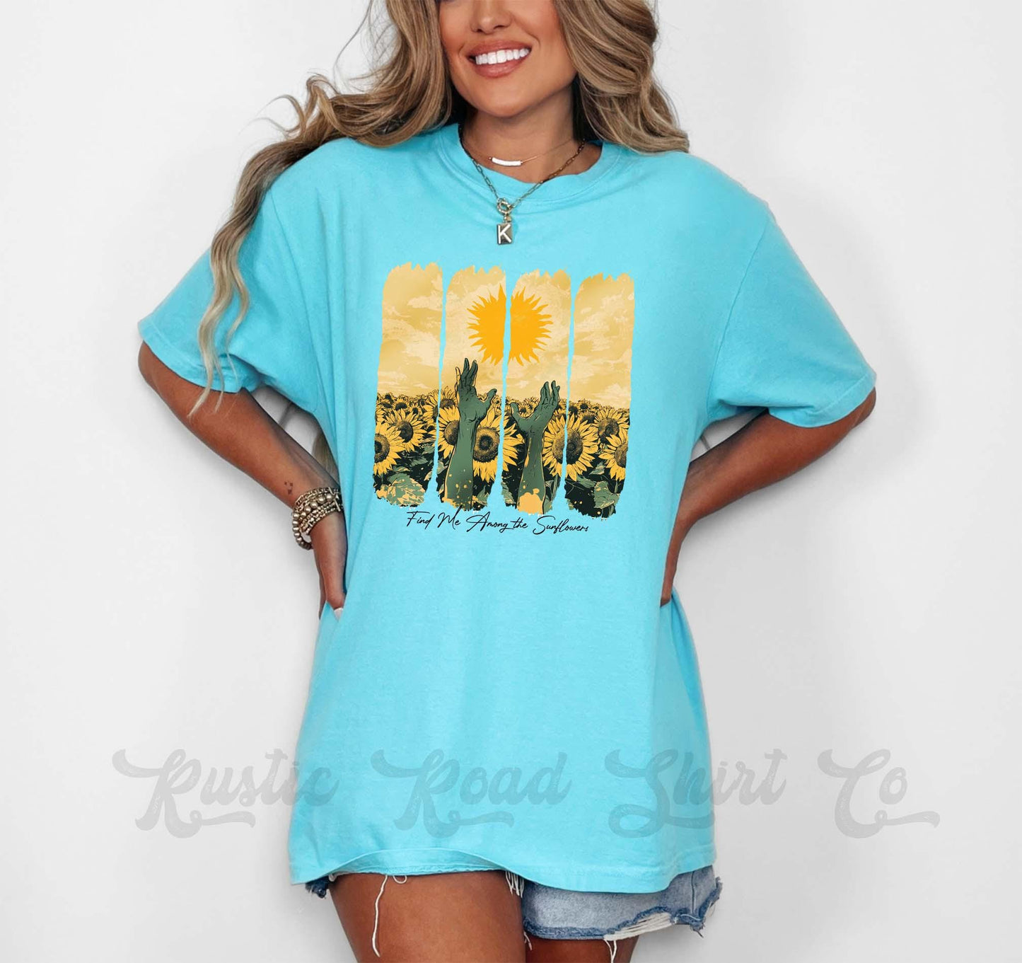 Sunflower Shirt, Comfort Colors® Shirt, Find me among the Sunflowers Shirt, Summer Shirt, Oversized Shirt, Plus Sized Shirt