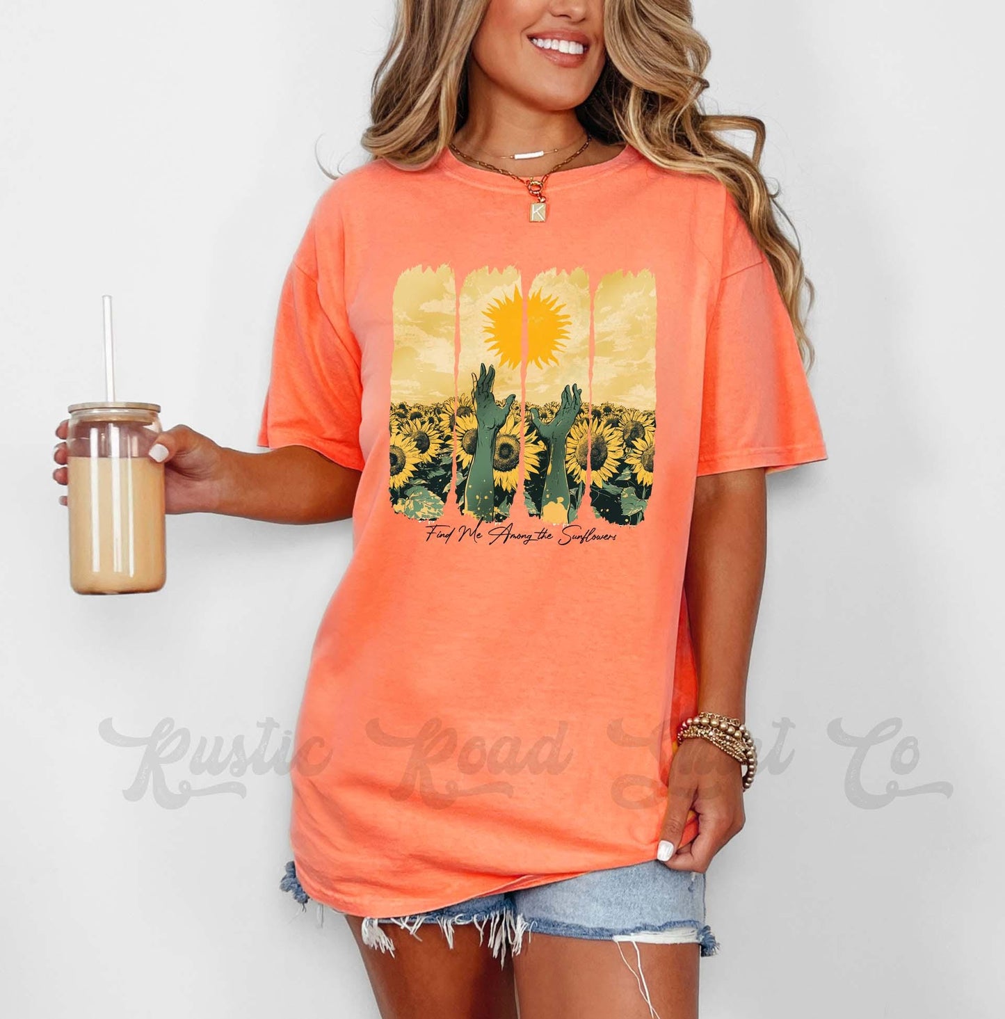 Sunflower Shirt, Comfort Colors® Shirt, Find me among the Sunflowers Shirt, Summer Shirt, Oversized Shirt, Plus Sized Shirt