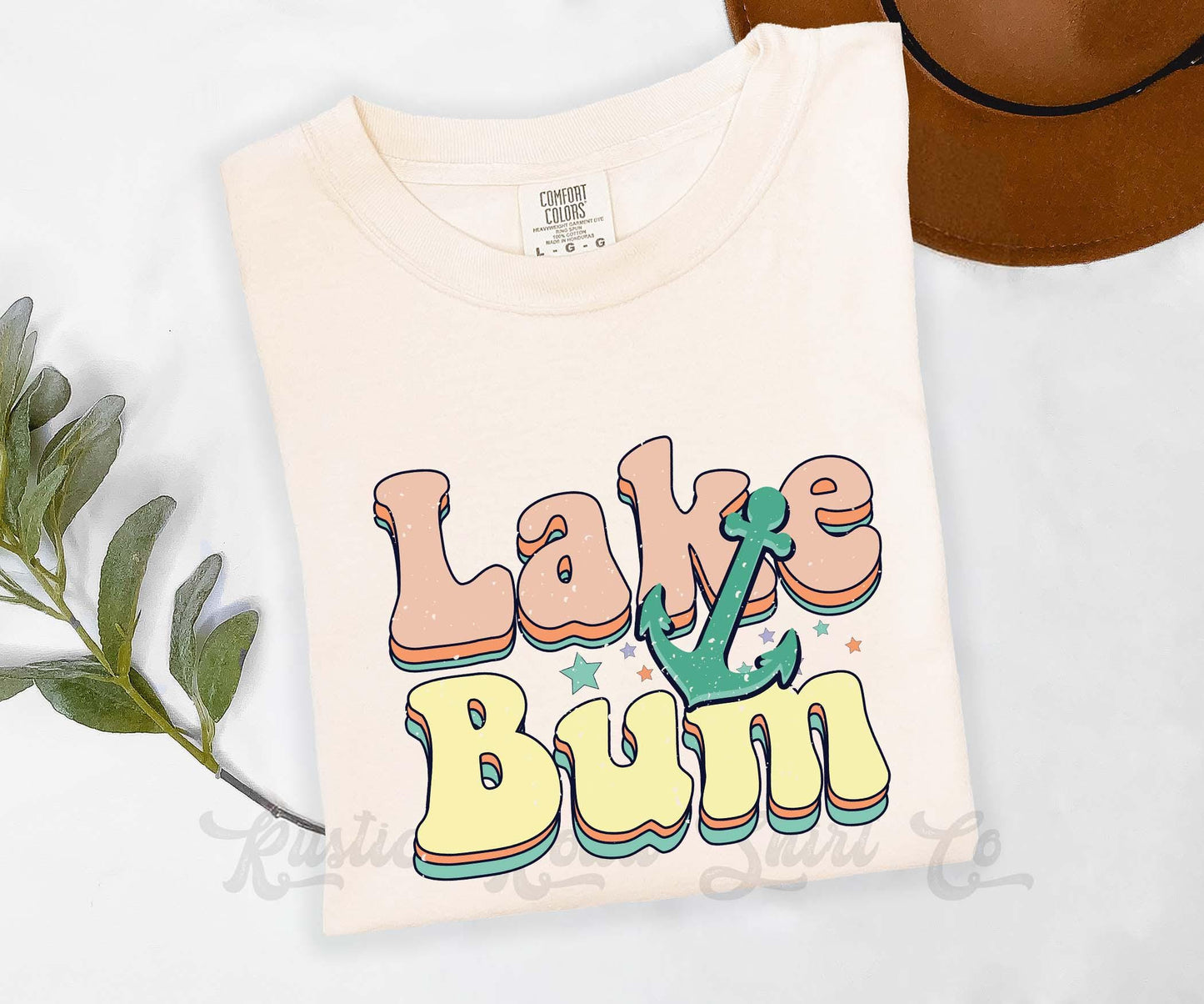 Lake Bum Shirt, Comfort Colors Shirt, Lake Life Shirt, Summer Shirt, Oversized Shirt, Plus Sized Shirt