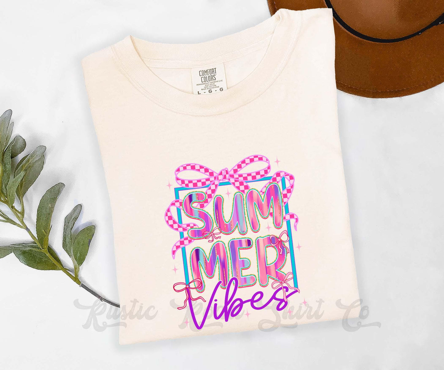 Summer Vibes Shirt, Comfort Colors® Shirt, Preppy Shirt, Summer Shirt, Oversized Shirt, Plus Sized Shirt