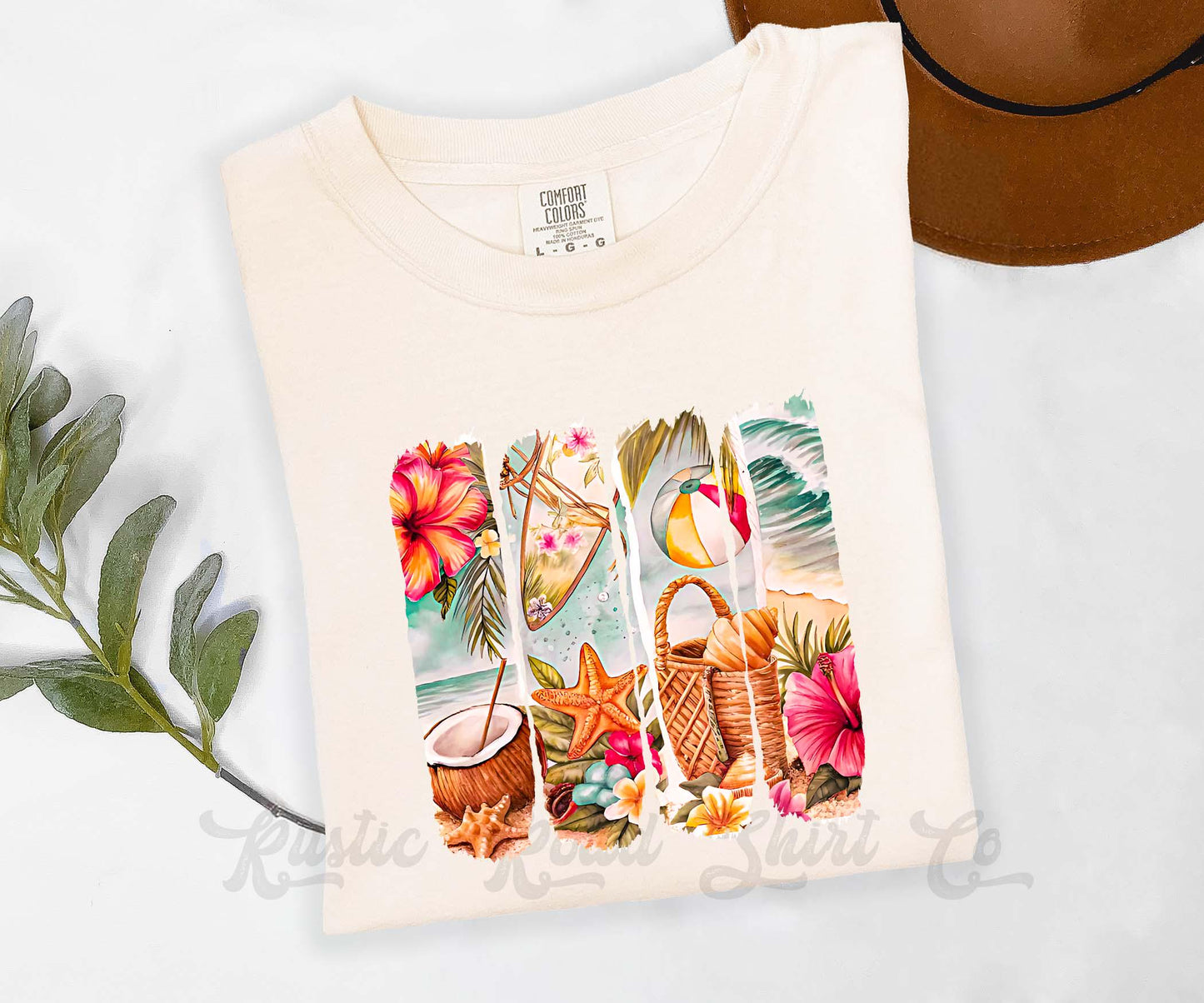 Summer Vibes Shirt, Comfort Colors® Shirt, Beach Vacation Shirt, Summer Shirt, Oversized Shirt, Plus Sized Shirt