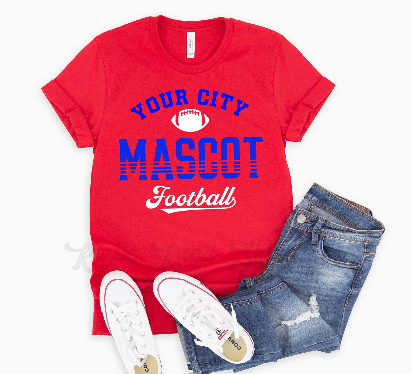 Custom Football Team Shirt, Football Mom Shirt, Football Sister Shirt, Football Girlfriend, Football Jersey