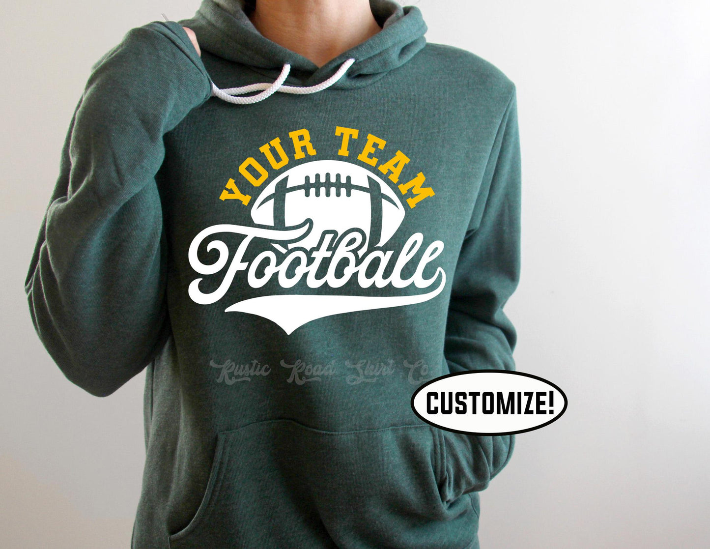 Football Team Sweatshirt, Football Mom Sweatshirt, Football Gameday Sweatshirt, Football Hoodie, Custom Football Sweatshirt