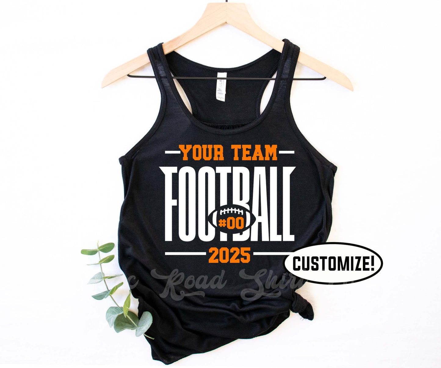Football Team Tank Top, Football Mom Tank Top, Custom Football Tank,