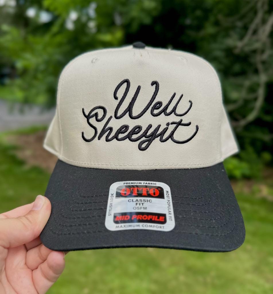 Well Sheeyit Trucker Hat, Embroidered Trucker Hat, Funny Trucker Hat, Retro Trucker Hat