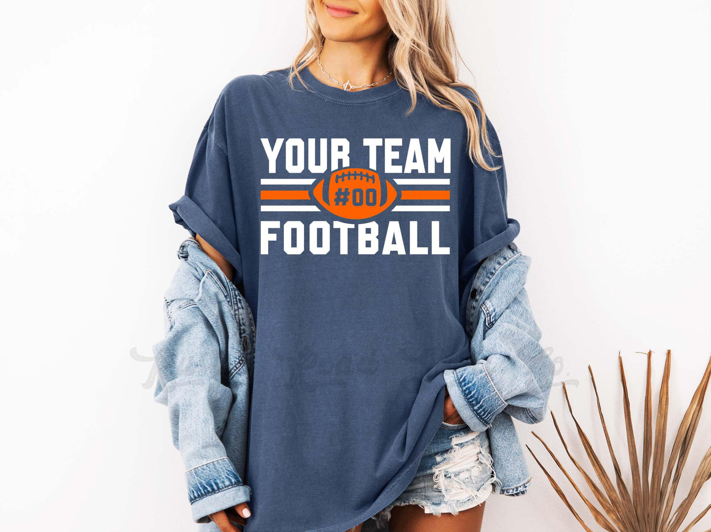 Football Team Shirt, Comfort Colors Shirt, Custom Football Shirt, Football Mom Shirt, Football Mama Shirt