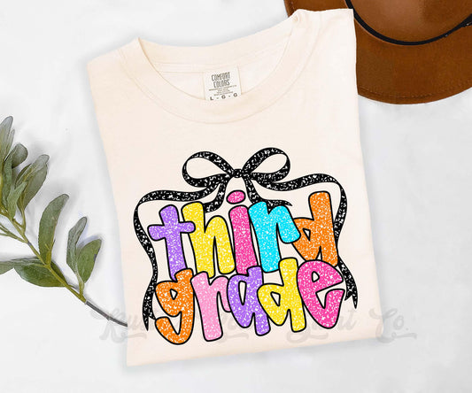 3rd Grade Teacher Shirt, Third Grade Shirt, Comfort Colors Shirt, Elementary School Grades Shirt, Teacher Shirt, Back to School Shirt