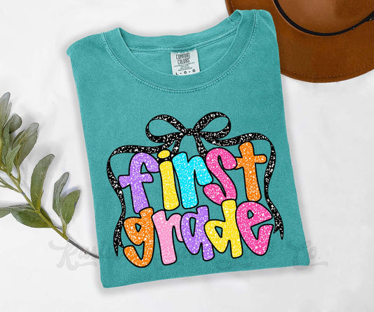 1st Grade Teacher Shirt, First Grade Shirt, Comfort Colors Shirt, Elementary School Grades Shirt, Teacher Shirt, Back to School Shirt