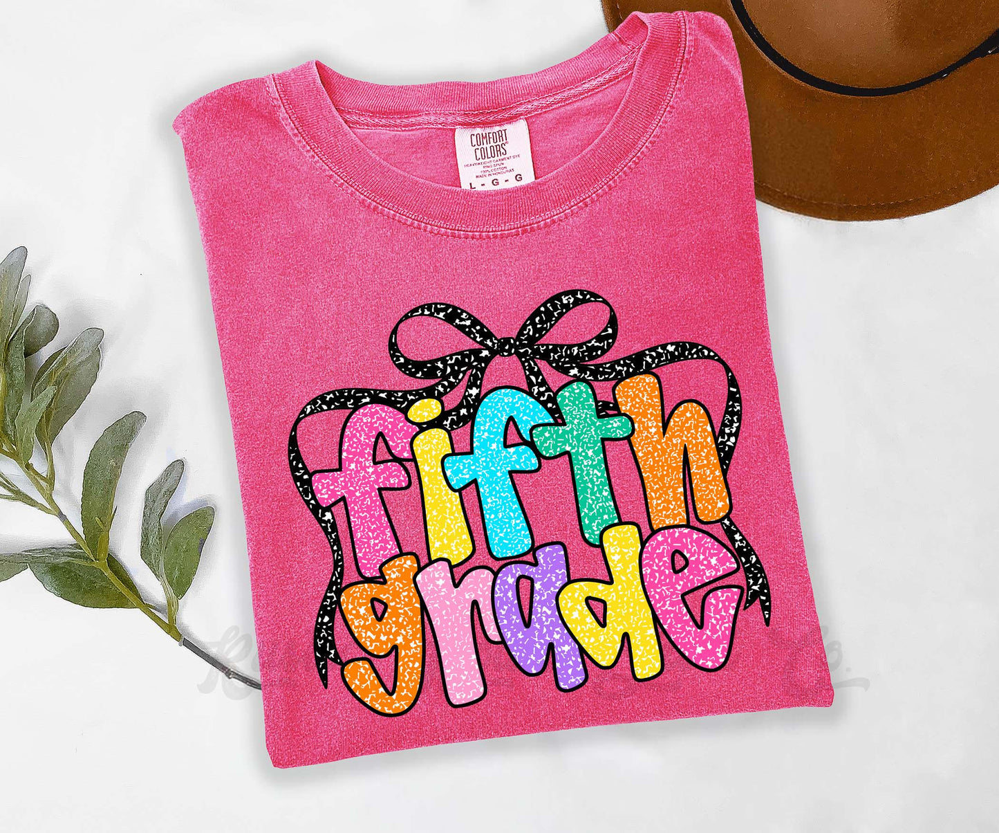 5th Grade Teacher Shirt, Fifth Grade Shirt, Comfort Colors Shirt, Elementary School Grades Shirt, Teacher Shirt, Back to School Shirt