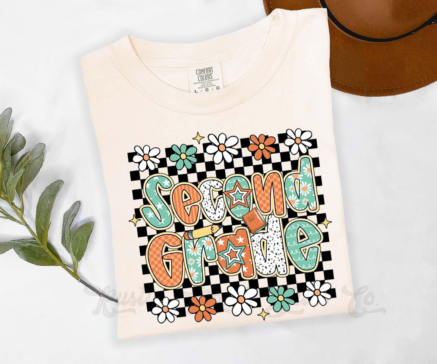 2nd Grade Teacher Shirt, Comfort Colors Shirt, Second Grade Girls Shirt, Teacher Shirt, Back to School Shirt