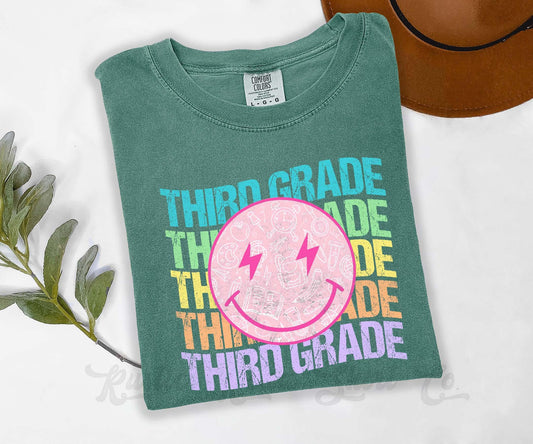 Third Grade Shirt, Comfort Colors Shirt, 3rd Grade Teacher Shirt, Teacher Shirt, Back to School Shirt