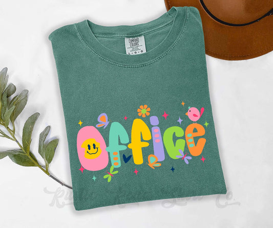 Office Staff Comfort Colors Shirt, Back to School Shirt, Teacher Shirt, Back to School Shirt