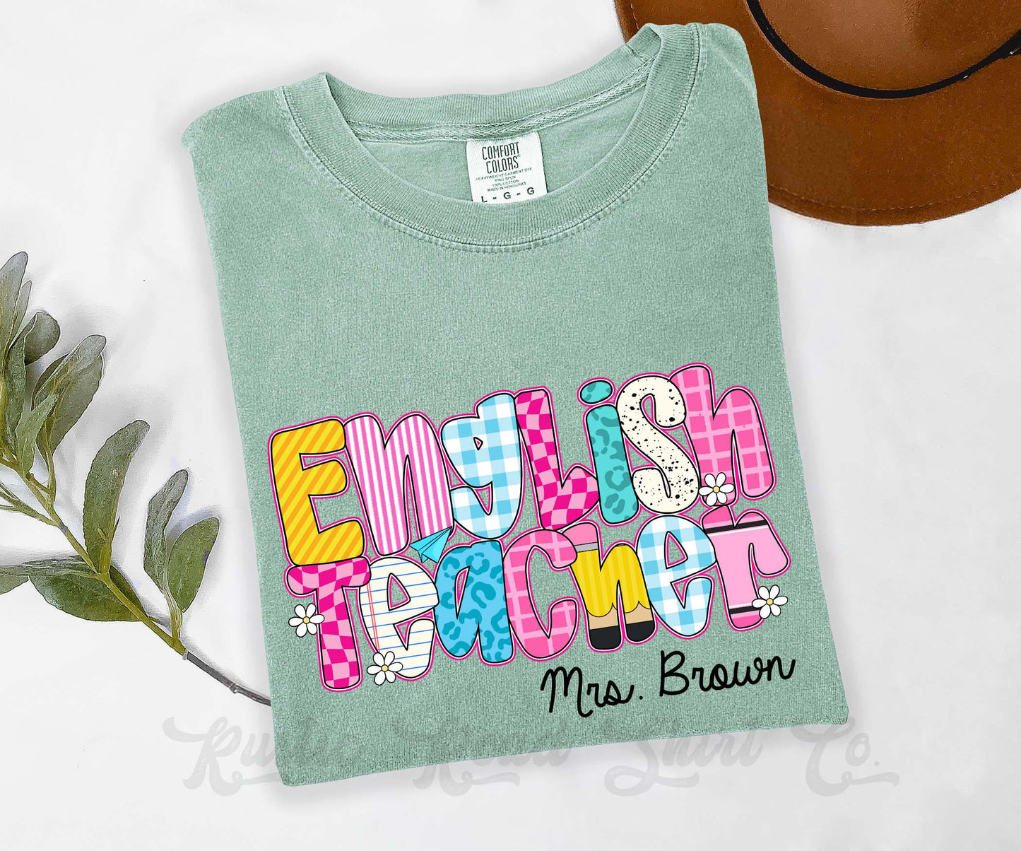 English Teacher Shirt, Custom Teacher Shirt, First Day of School Shirt, Teacher Shirt, Back to School Shirt