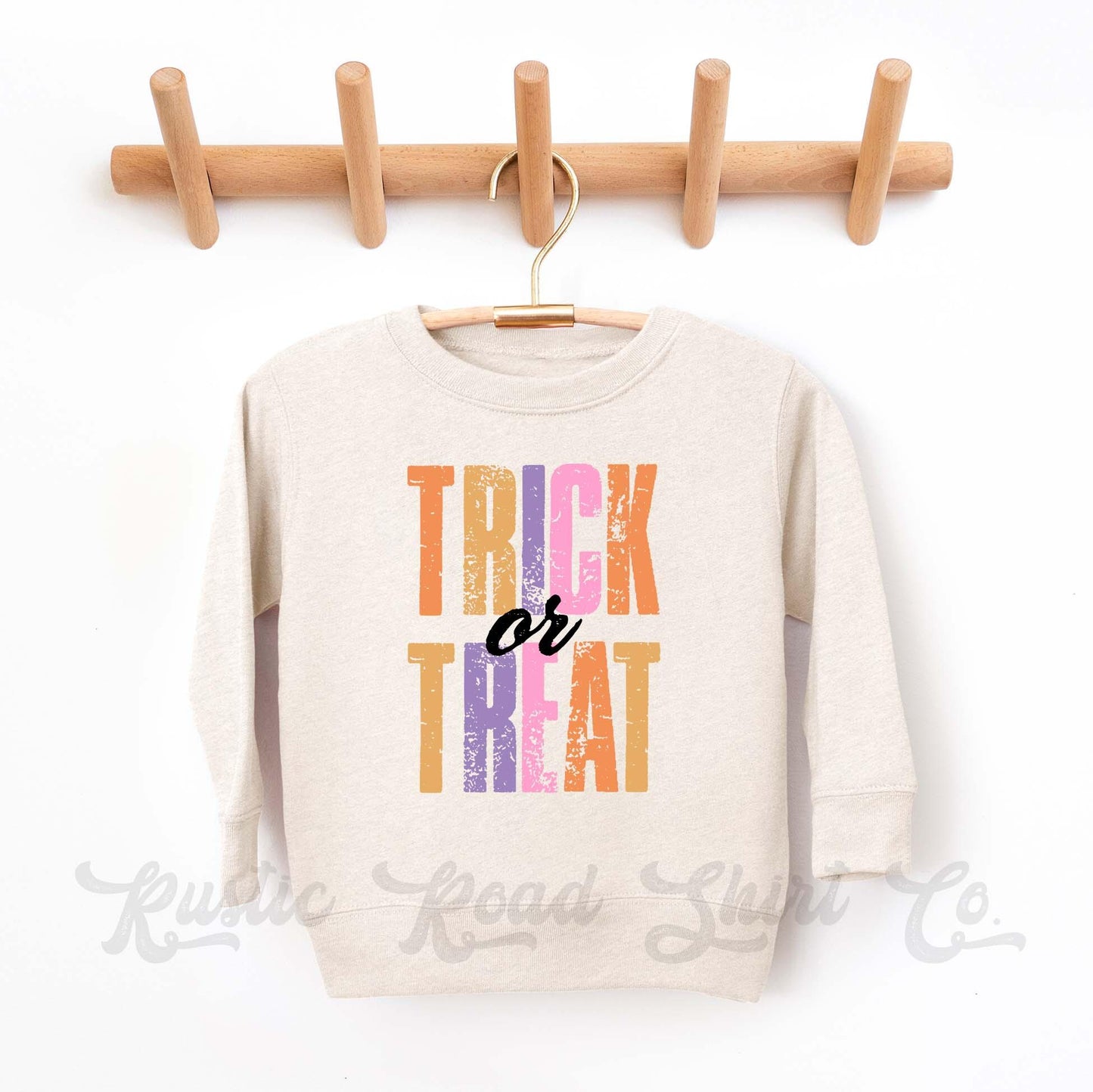 Trick or Treat Sweatshirt, Halloween Sweatshirt, Kids Halloween Sweatshirt, Retro Halloween Sweatshirt, Ghost Neon Shirt