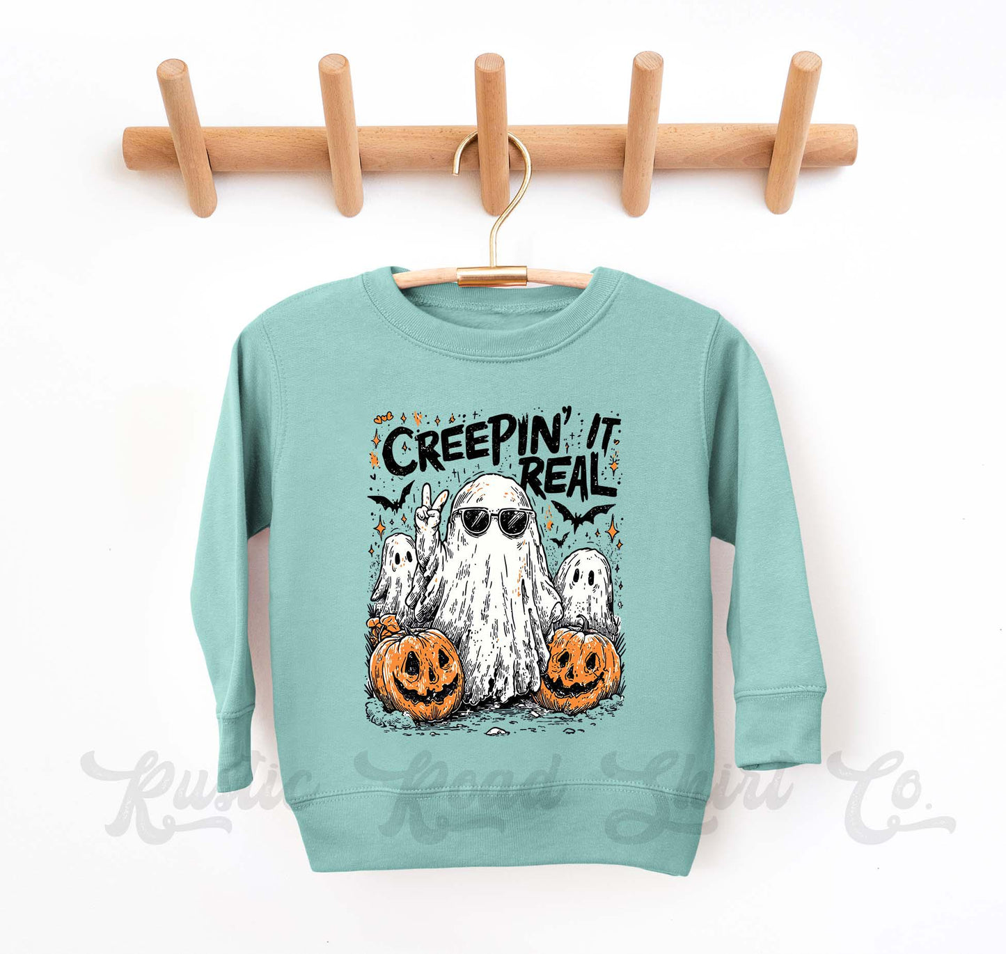 Boys Halloween Sweatshirt, Halloween Sweatshirt, Kids Halloween Sweatshirt, Retro Halloween Sweatshirt, Ghost Neon Shirt