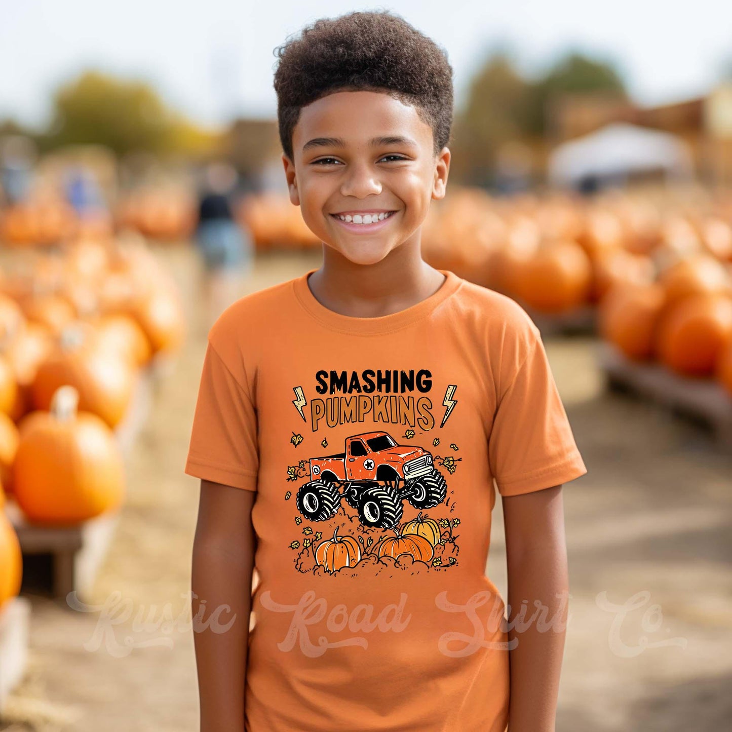 Boys Monster Truck Halloween Shirt, Halloween Boys T-Shirt, Boys Boo Shirt, Youth Halloween Shirt